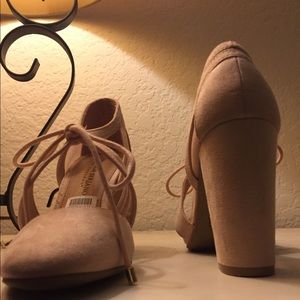 christian siriano tie up pumps